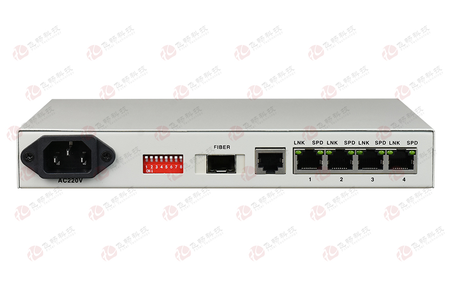 深夜成人视频科技-普通型 4路千兆電 光纖收發器