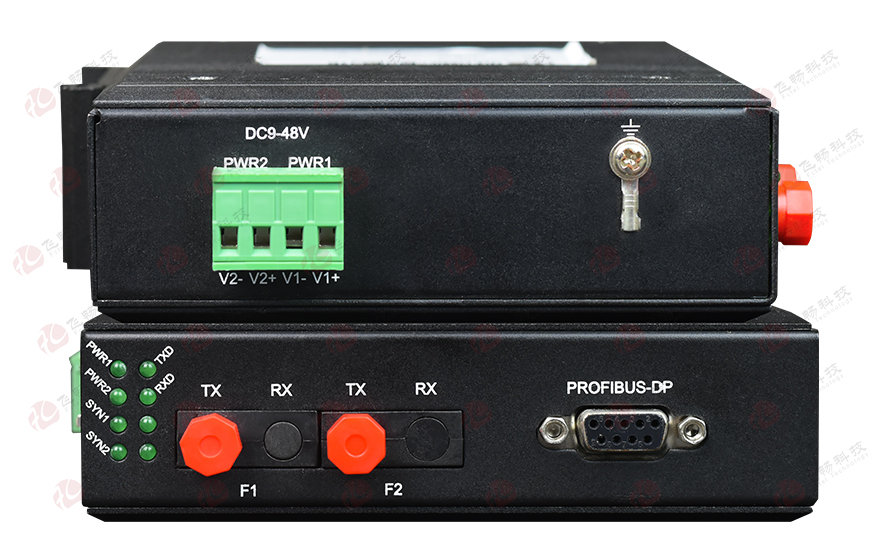 深夜成人视频科技-工業軌式 環網型1路Profibus-DP深夜视频网站 點對點光貓