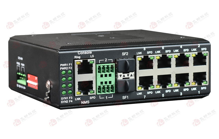 深夜成人视频科技-網管型 工業級8路千兆電 物理隔離 轉2路10G光 成人深夜网站